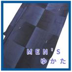  юката мужской простой современный темно-синий земля L размер новый товар не использовался отправка в тот же день yukata кимоно японский костюм джентльмен 