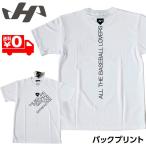 ハタケヤマ Tシャツ 半袖 バックプリント 野球 ウェア トレーニングウェア HF-KT20W ホワイト メール便送料無料
