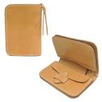 ショッピングmiddle 革財布 ミドル財布 ミドルウォレット メンズ 本革 サドルレザー ヌメ革 革キチ 革物工房大輔 サドルレザーミドルウォレット