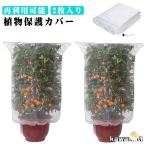 防虫ネット 鳥よけネット 巾着式 2枚入り 防鳥ネット 園芸ネット ジッパー付き プランター 菜園 通気性 虫除け 防虫カバー 植物保護カバー 虫除け