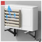 エアコン室外機 ルーバー 上向き 室外機 風向き調整板 直風を防ぐ デフレクター 防護柵 室外機カバー 風ガイドカバー 通気口 目隠し 冷間圧延板材 防錆 頑丈 ベ