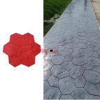 ショッピングスタンプ コンクリート型枠 コンクリート スタンプ石のテクスチャ スレート パターン 道路装飾用天然石セメントスタンピング コンクリート型 DIY テクスチャリング ス