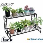 プランタースタンド アイアン 鉄製 アイビースタンド ガーデンラック 屋外 錆びない 2段 3段 横型 花台 フラワーラック 屋外 室内 おしゃれ 防サビ 観葉植物 多