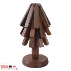 木製プレースマット ドリンク コー