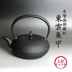 南部鉄瓶 南部鉄器 急須 「東雲亀甲」鉄分補給 本場岩手産 東雲亀甲 1.0リットル