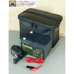 WP12-12 魚探 電動リール EVAバッグ(黒)付きバッテリー充電器セット12V12Ah LOWRANCE HONDEX Garmin