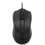 マウス 有線 静音 光学式 グリーンハウス GH-MUDQOA-BK ブラック/7151