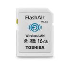 TOSHIBA( Toshiba ) беспроводной LAN установка SDHC карта (FlashAir) Class10 16GB за границей упаковка товар SD-R016GR7AL01