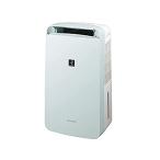 シャープ 衣類乾燥機 除湿機 冷風扇 10L / プラズマクラスター 7000 スタンダード 11畳 / 2020年モデル ホワイト CM-L100-W