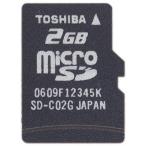 TOSHIBA microSD память карта 2GB SD-MD002GA