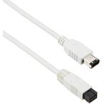 [2009 год модели ] Elecom IEEE1394b FireWire800 кабель 9pin-6pin 2.0m белый IE-962WH