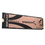 Sabrent 1TB Rocket 4 プラス NVMe 4.0 Gen4 PCIe M.2 エクストリームパフォーマンスの内蔵SSDドラ