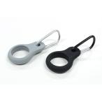 ペットボトルリング シリコン製 カラビナ付 3.7×全長9.2cm ［色指定不可］ (100円ショップ 100円均一 100均一 100均)