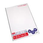 ポリスチレンプレート 1.0mm厚 18×26cm 2枚入 (100円ショップ 100円均一 100均一 100均)