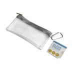 カラビナ付クリアポーチ 15×7.5cm (100円ショップ 100円均一 100均一 100均)