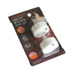 LEDキャンドルライト 2個入 (100円ショップ 100円均一 100均一 100均)