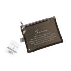 クリアケース スモーク A6サイズ収納可 17×13cm (100円ショップ 100円均一 100均一 100均)