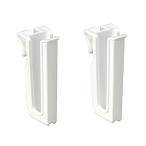 水切りフック ボトル用 2個入 ホワイト (100円ショップ 100円均一 100均一 100均)