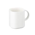 マグカップ レンジコップＬ型 電子レンジ対応 ホワイト 容量250ｍｌ (100円ショップ 100円均一 100均一 100均)