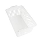 ストックバスケット ワイド クリアー 17×28.1×高さ12cm) (100円ショップ 100円均一 100均一 100均)