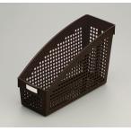 A4ネームスタンド ブラウン 10.4×27×高さ17.8cm (100円ショップ 100円均一 100均一 100均)