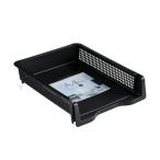 ラック A4サイズ収納可 縦型 ブラック 32.69×25.3×高さ7cm