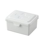 ウェットシートボックス Ｓ ホワイト (100円ショップ 100円均一 100均一 100均)