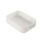  место хранения tray 35 type M размер (15×10.8× высота 3.6cm) белый (100 иен магазин 100 иен единообразие 100 единообразие 100.)