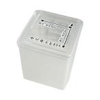  средний . видно box квадратное прозрачный 9.5×9.5× высота 11.2cm
