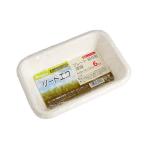 リードエコ プレート 長方形 深型 18×12×高さ3.5cm 6枚入 (100円ショップ 100円均一 100均一 100均)