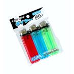 ライター CR対応 3本入 ［色指定不可］ (100円ショップ 100円均一 100均一 100均)