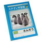 ステディ学習帳 さんすう 17マス 12mmマス 12×17 セミB5 40枚 (100円ショップ 100円均一 100均一 100均)