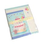 レターセット ケーキ柄 便箋8枚/封