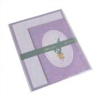 レターセット クラシックフラワー 便箋8枚/封筒4枚入 ［色柄指定不可］ (100円ショップ 100円均一 100均一 100均)