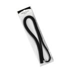 ヘアゴム カラーゴム 太 黒 80cm (100円ショップ 100円均一 100均一 100均)