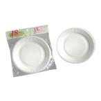 紙皿 ホワイト 直径18cm 14枚入 (100円ショップ 100円均一 100均一 100均)