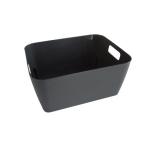 マルチケース チャコールグレー 20×15.5×高さ9cm (100円ショップ 100円均一 100均一 100均)