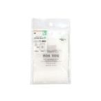 ジッパーバッグ ロゴ柄 マチなし S(8.5×10.5cm) 5枚入 (100円ショップ 100円均一 100均一 100均)