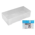 引き出し整理ボックス クリア Mサイズ(10×20×高さ5.2cm) (100円ショップ 100円均一 100均一 100均)