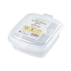 開けやすい蒸気弁付き保存容器 クリア 容量600ml (100円ショップ 100円均一 100均一 100均)