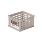 収納ボックス ユニセル グレー Sサイズ(10.4×12×高さ6.9cm) (100円ショップ 100円均一 100均一 100均)