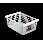 収納バスケット　アレンジ　まとめ　ワイド　ホワイト