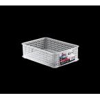 収納バスケット　アレンジ　メッシュ　クリア