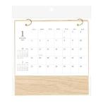 カレンダー 2026 卓上 ナチュラルデザイン (100円ショップ 100円均一 100均一 100均)