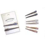 ヘアクリップ 中 ラメ 361 2個入 ［色指定不可］ (100円ショップ 100円均一 100均一 100均)