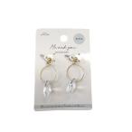 Yahoo! Yahoo!ショッピング(ヤフー ショッピング)ピアス クリア×メタル ［形指定不可］ （100円ショップ 100円均一 100均一 100均）
