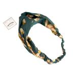 ヘアバンド レトロフラワー ［色柄指定不可］ (100円ショップ 100円均一 100均一 100均)