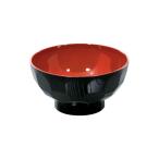 汁椀 亀甲 黒内朱 350ｍｌ (100円ショップ 100円均一 100均一 100均)