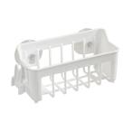 スポンジラック フック付 Q-BAN クールホワイト 18.7×7.5×高さ8.8cm (100円ショップ 100円均一 100均一 100均)