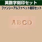 レザークラフト 道具 刻印 カービング ファンシーアルファベット刻印 協進エル